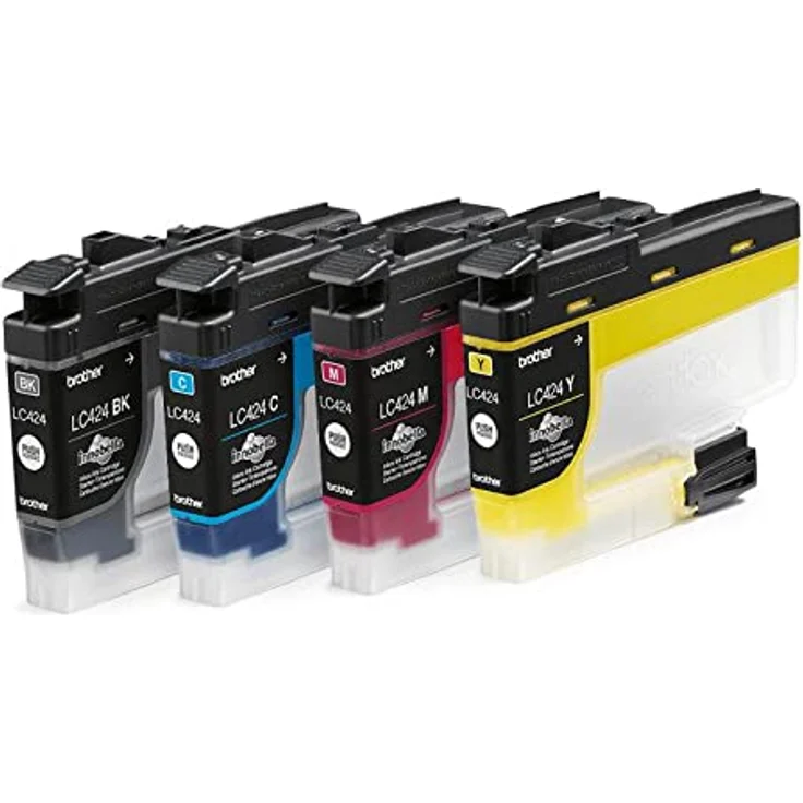 Brother Original LC-424VAL Tintenpatronen Value Pack DCP-J1200DW (bestehend aus 4 Tintenpatronen: Schwarz, Cyan, Magenta, Gelb) LC424VAL Standard – Bild 2