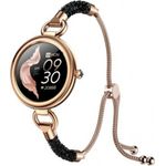 MAXCOM Elegante Connected Watch Schmuck FW51 Kristall mit Schrittzähler, Gold