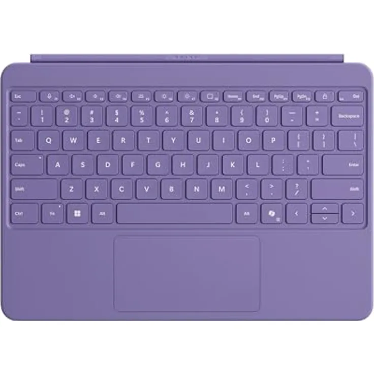 Microsoft Surface Pro 12" Keyboard, kompatibel mit Surface Pro (1. Edition), violett, mit Hintergrundbeleuchtung und schnellem Zugriff auf KI-Funktionen