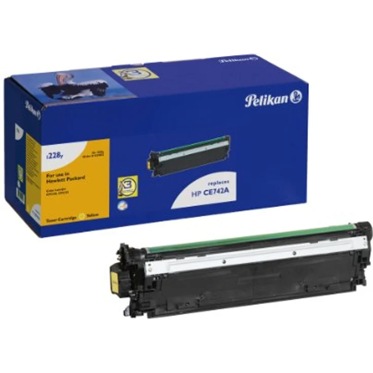 Pelikan Toner 307a (Y), Hochleistungs-Toner in Gelb für präzise Farbwiedergabe – Bild 1