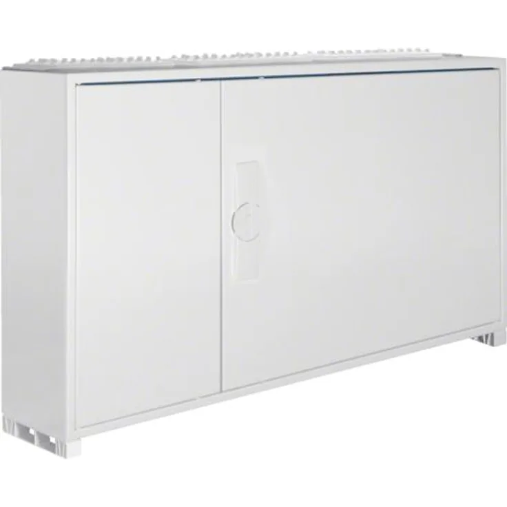 Hager FWB33S, Freistehendes Gestell aus Stahl, IP44, 500 mm hoch, 800 mm breit, Weiss, Serverschrank