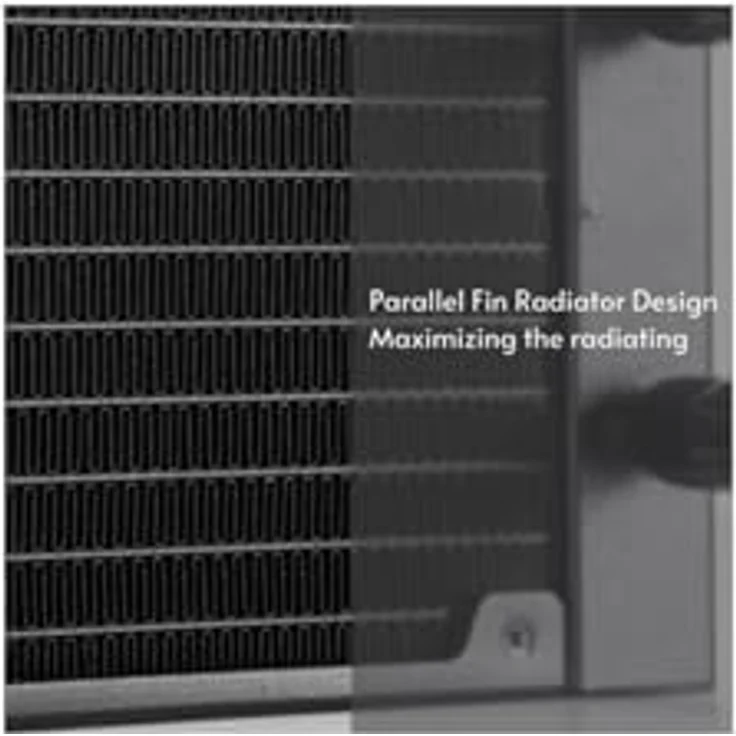 Chieftec ICEBERG 360 DARK, All-In-One CPU Wasserkühler mit Infinity-Mirror ARGB und 360 mm Radiator, Schwarz – Bild 6