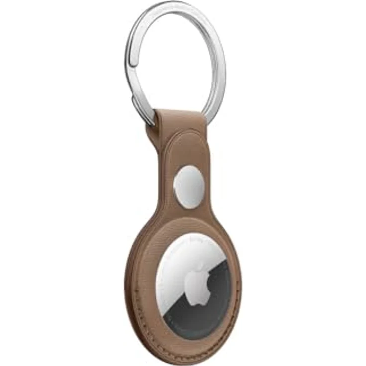 Apple AirTag Feingewebe Schlüsselanhänger – Taupe ​​​​​​​ – Bild 3