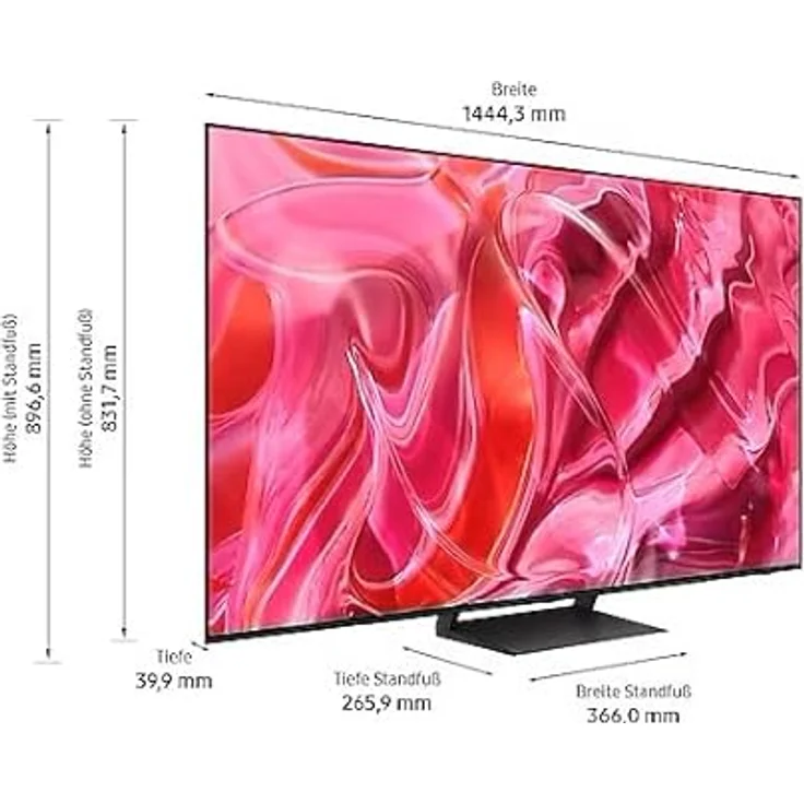 Samsung OLED 4K S90C 65 Zoll Fernseher, Quantum HDR OLED, Neural Quantum Prozessor 4K, LaserSlim Design, Smart TV, (Modell 2023, 65S90C) – Bild 4