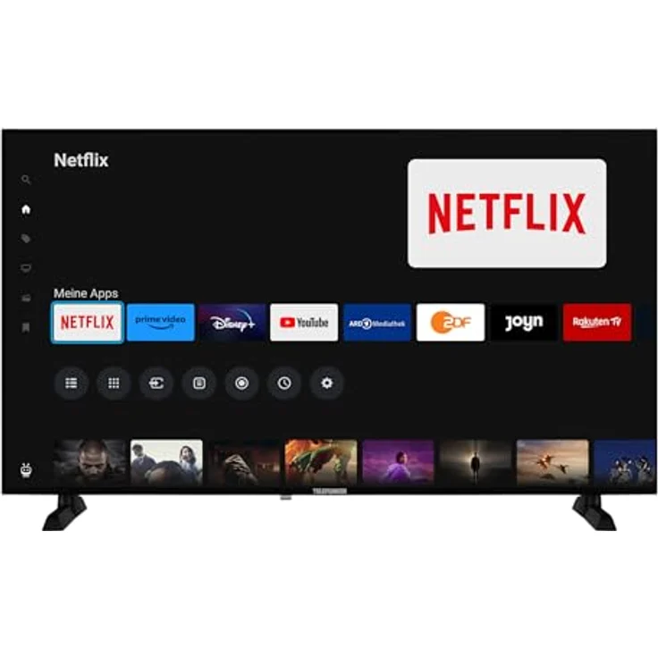 TELEFUNKEN XF40TP900S, 40 Zoll Smart TV Powered by TiVo, Full HD, HDR, Triple-Tuner, 6 Monate HD+ inkl. – Bild 2