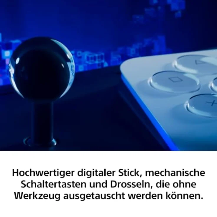 SONY FlexStrike™ Wireless-Fightstick, kabelloser Fightstick mit ultrageringer Latenz, Weiß/Schwarz für PlayStation 5, PC – Bild 4