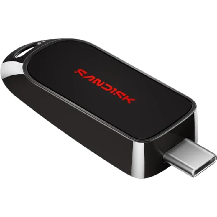 SanDisk USB-C Flash Drive, 128GB, USB 3.2 Gen 1 mit Lesegeschwindigkeiten bis zu 250MB/s, daumengroßes Design – Bild 1