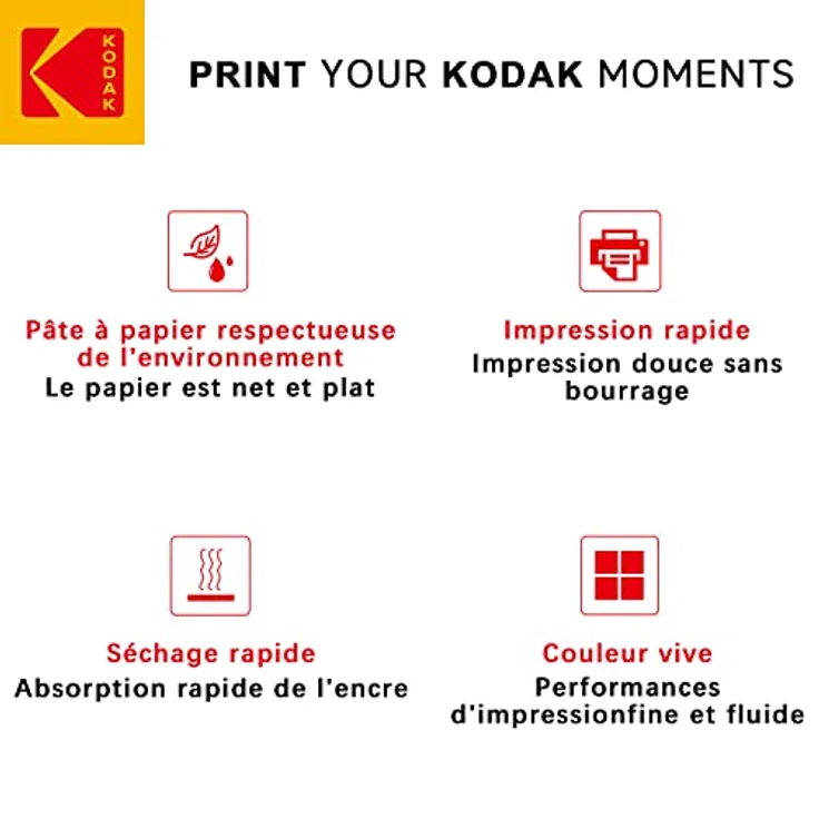 KODAK Magnetic Photo Paper, Magnetisches Fotopapier, Pack mit 5 Blättern, 10x15 cm, kompatibel mit Tintenstrahldruckern – Bild 4