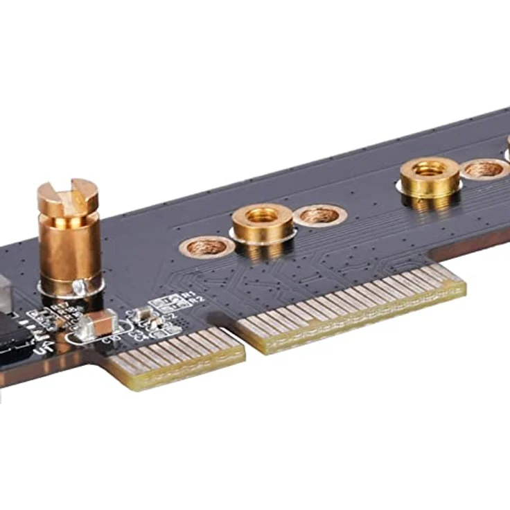 Silverstone SST-ECM28 M.2/SATA Adapterkarte, PCIe 4.0, 1x M-Key, 1x SATA, schnelle Anbindung über PCIe-4.0-Lanes – Bild 6