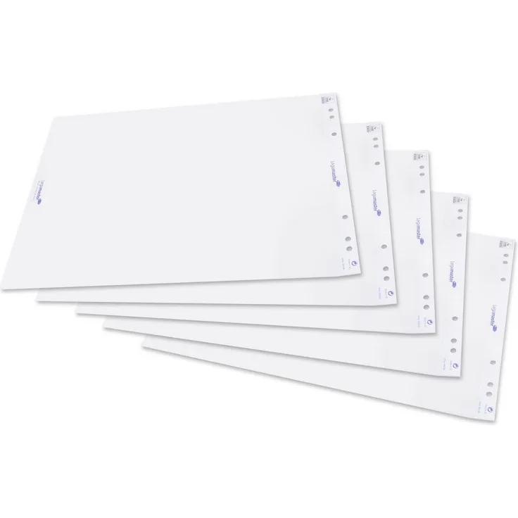 LEGAMASTER Drucker- und Kopierpapier Legamaster Flipchart-Papier blanko 65,0 x 98,0 cm, 20 Blatt, 5 Blöcke, weiß