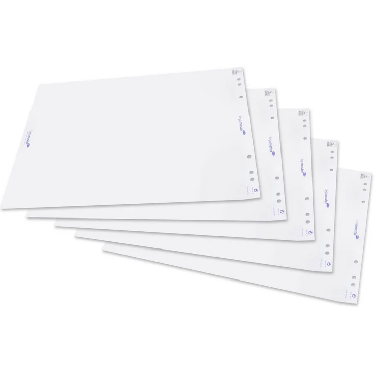 LEGAMASTER Drucker- und Kopierpapier Legamaster Flipchart-Papier blanko 65,0 x 98,0 cm, 20 Blatt, 5 Blöcke, weiß – Bild 1