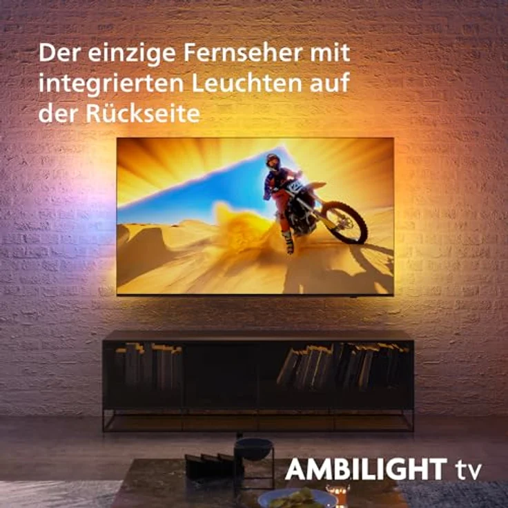 Philips Ambilight The Xtra 55PML9009 4K Quantum Dot MiniLED Smart TV - 55-Zoll Display mit P5 Perfect Picture Engine Ultra HD, Titan OS, Dolby Vision und Dolby Atmos Sound - Anthrazitgrau – Bild 2
