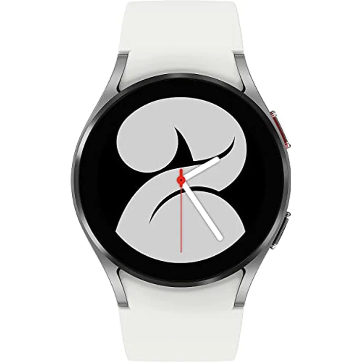 Samsung Galaxy Watch4 BT, Runde Bluetooth Smartwatch mit drehbarer Lünette, Fitness-Tracker, 40 mm, Silber, Wear OS, EKG, Schlafüberwachung, NFC, GPS – Bild 2