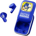 OTL Sonic The Hedgehog Slide TWS-Ohrhörer mit Ladehülle In-Ear-Kopfhörer, Bluetooth, Smart Touch Control, Sonic-Design
