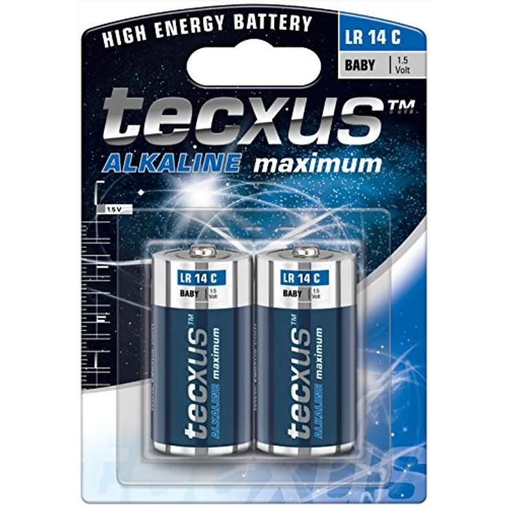 Baby (LR14 - C) Batterien Alkaline 1,5 V mit langer Lebensdauer, 2er Pack – Bild 2