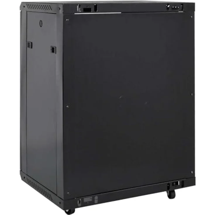 vidaXL 15U Netzwerkschrank, Serverschrank mit Rollen, abschließbar, 19" IP20, abnehmbare Seitenteile – Bild 5