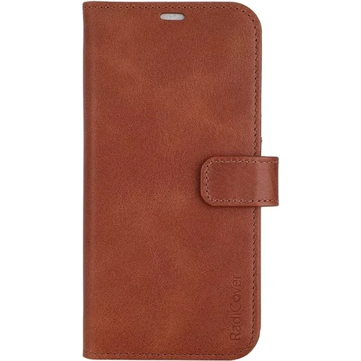 Radicover Wallet Case 2in1, Anti Radiation Schutzhülle für iPhone 14 Plus, braun