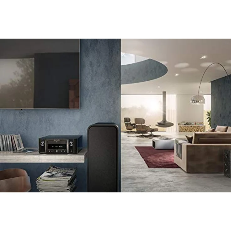Marantz Melody X (M-CR612) HiFi Anlage, CD-Player, DAB+ Radio, Musikstreaming, HEOS Multiroom, Bluetooth und AirPlay 2, Alexa Kompatibel, 2 Optische TV-Eingänge – Bild 6