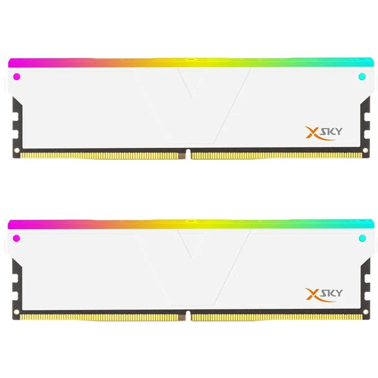V-Color Manta XSky RGB DDR5-6000 RAM, 32 GB Dual-Kit (2 x 16 GB), CL28, EXPO, weiß