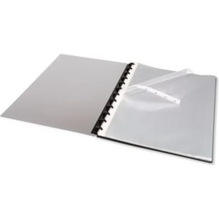 ELBA Aktenordner Ringmappen-Hüllen A4, PA=10St. farblos Vario Zipp, Polypropylen Genarbt, 10 St./Pack – Bild 2