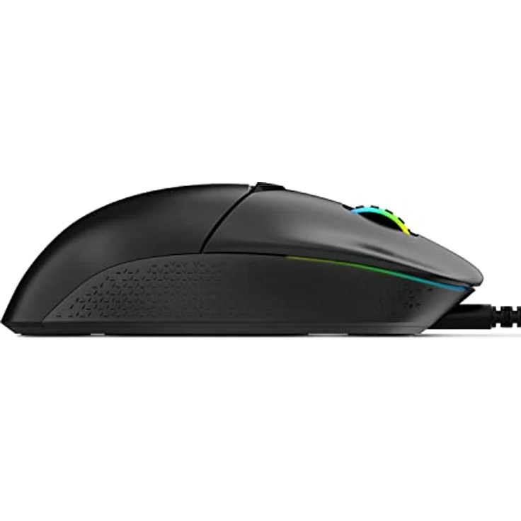 XPG Alpha Gaming-Maus, 16.000 DPI, 400 IPS, 6 programmierbare Tasten, ergonomisches Design (Alpha-BKCWW) – Bild 3