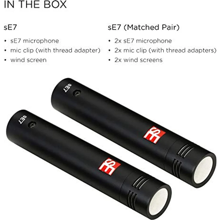SE Electronics sE7 Stereo Set - Kleinmembranmikrofone – Bild 5