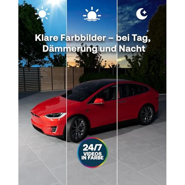 Arlo Ultra 3 Überwachungskamera Aussen, Kabellos, 4K UHD, KI-Erkennung, Auto-Tracking, Farb-Nachtsicht, 2-Kamera-Set mit Smarthub und Arlo Secure Testversion – Bild 5