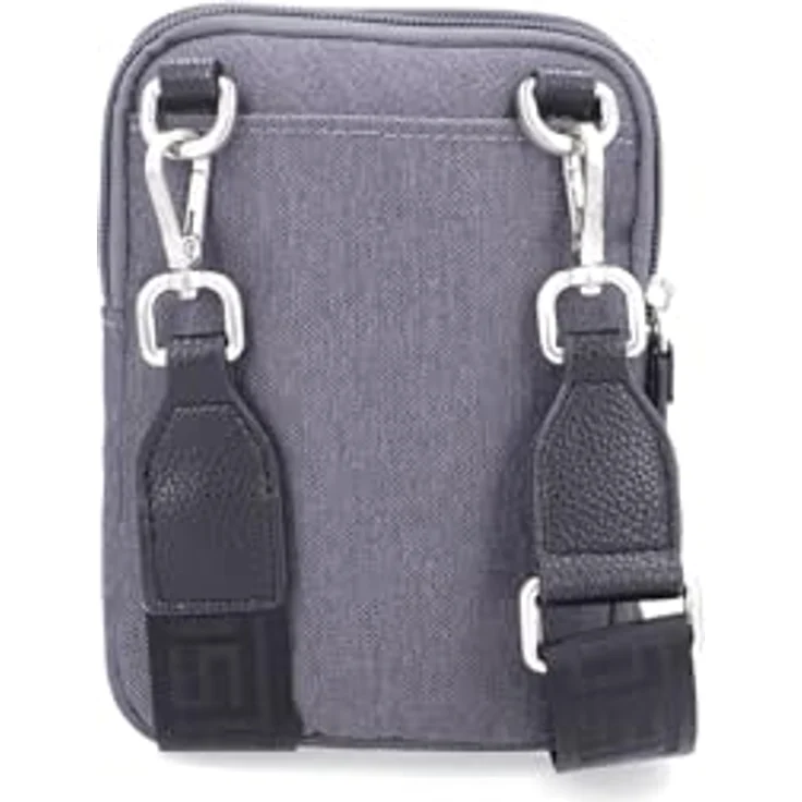 Jost Bergen Handytasche, 12 cm x 4 cm x 16 cm, dunkelgrau, 100% Polyester – Bild 4
