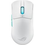 ASUS ROG Harpe Ace Aim Lab Edition White RGB Gaming Maus weiß (kabellos, 2,4 GHz RF, Bluetooth, USB, optischer ROG AimPoint-Sensor 36.000 dpi, ROG Micro Switches, fünf programmierbare Tasten)