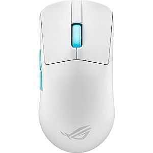 Bild für ASUS ROG Harpe Ace Aim Lab Edition White RGB Gaming Maus weiß (kabellos, 2,4 GHz RF, Bluetooth, USB, optischer ROG AimPoint-Sensor 36.000 dpi, ROG Micro Switches, fünf programmierbare Tasten)