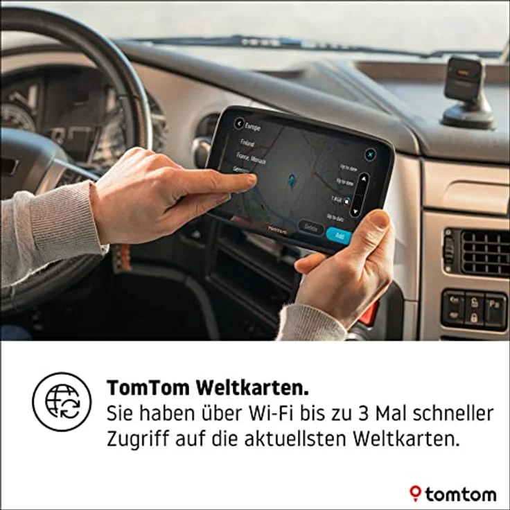 TomTom GO Expert EU 7" LKW/Trucker Navi, professionelle Navigation mit individuellen Routen und wöchentlichen Karten-Updates – Bild 6