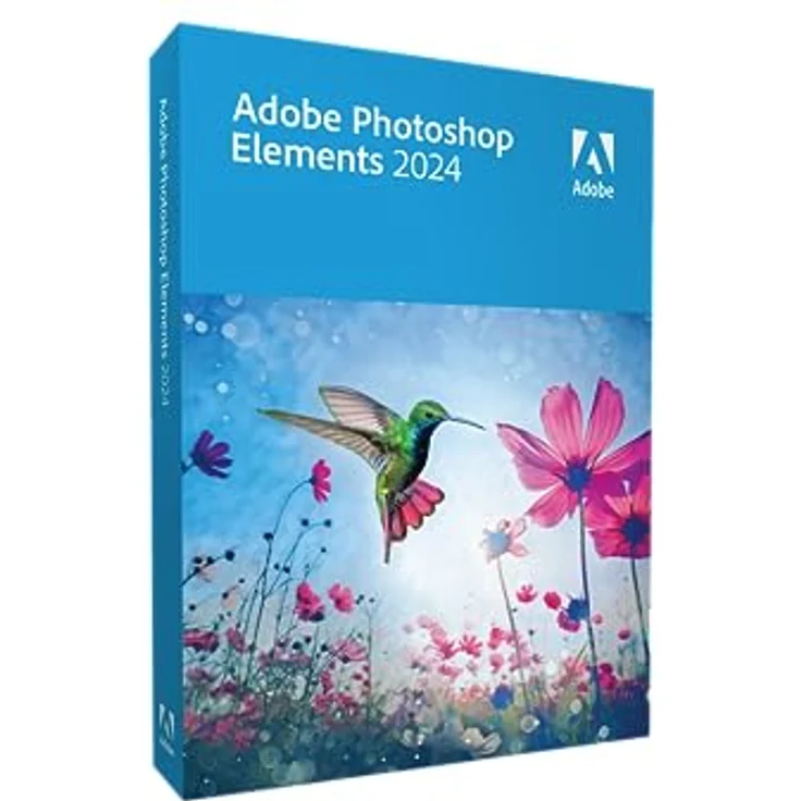 Adobe Photoshop Elements 2024|Standard |1 Gerät | PC/Mac | unbefristet | Box inkl. Aktivierungscode – Bild 1