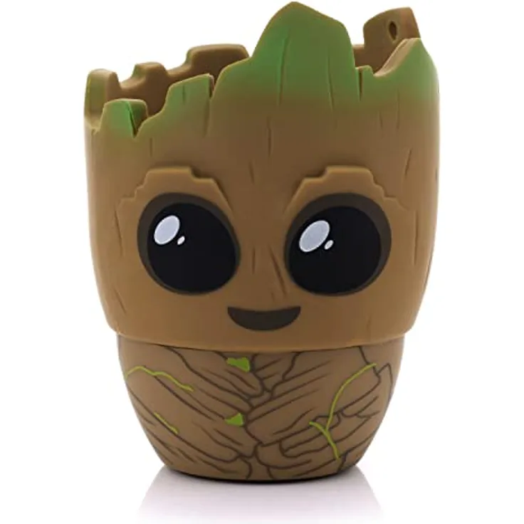 Bitty Boomers Marvel-Groot, Mini Bluetooth Lautsprecher mit 5 cm Höhe, 9,1 m Reichweite, wiederaufladbar