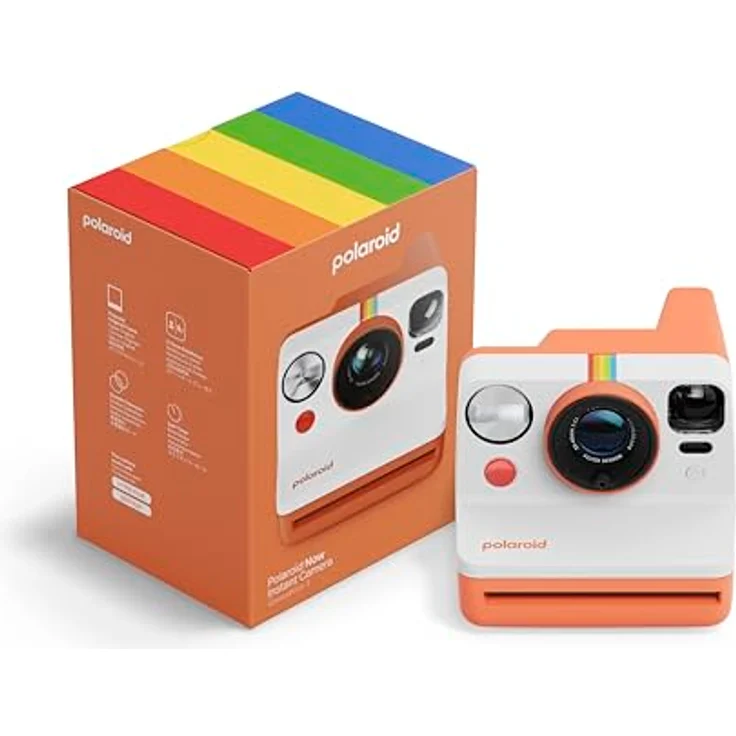 Polaroid Now 3rd Generation I-Type Sofortbildkamera, Koralle, verbesserte Bildqualität und kreativer Spaß – Bild 1