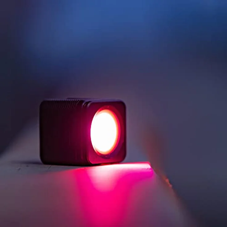 Rollei Lumis Solo 2 - LED Würfel. Kleiner LED Würfel inkl. Farbfilter für den Einsatz unterwegs. Optimaler Lichtgeber für das Filmen mit dem Smartphone. – Bild 2