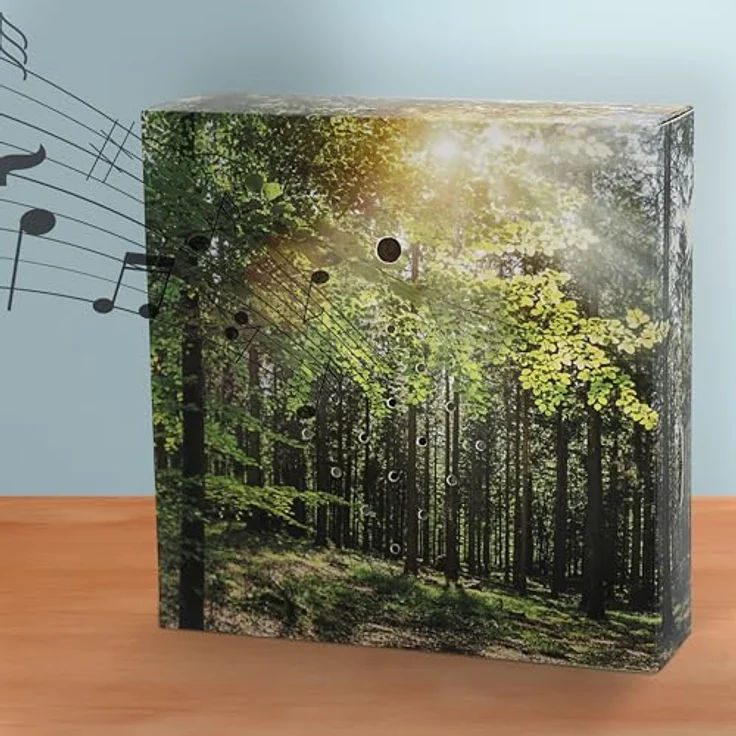 Cepewa Soundbox 4er Set Naturesound, Bewegungsmelder mit 4 natürlichen Klängen, 12x12x3,5 cm, mehrfarbig, batteriebetrieben – Bild 4