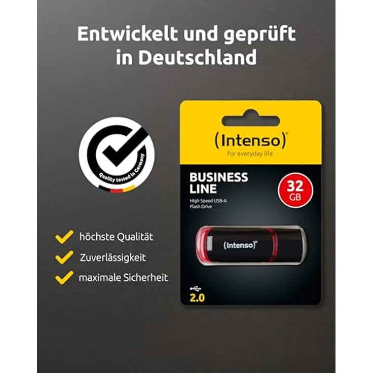 Intenso Business Line 32 GB USB-Stick USB 2.0 schwarz – Bild 8