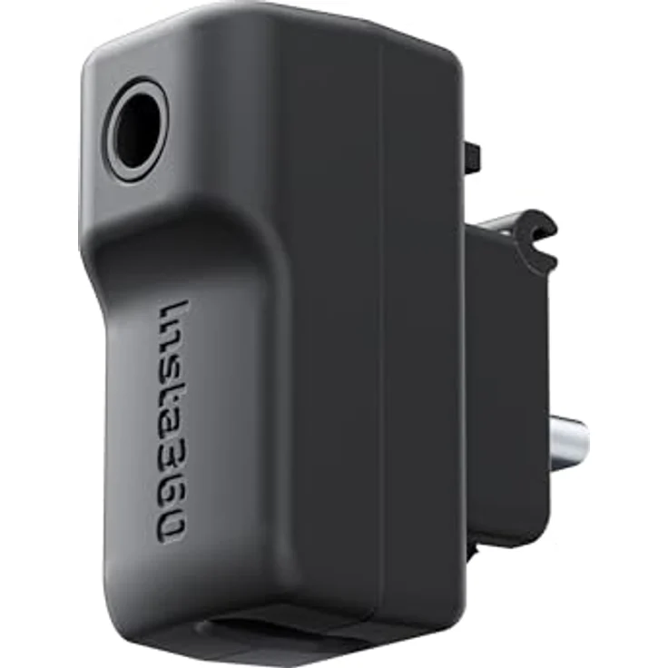 Insta360 X4 Mic Adapter, Zubehör für Actioncams mit 3.5mm Audioport und Type-C Anschluss, unsichtbar beim 360° Filmen – Bild 6