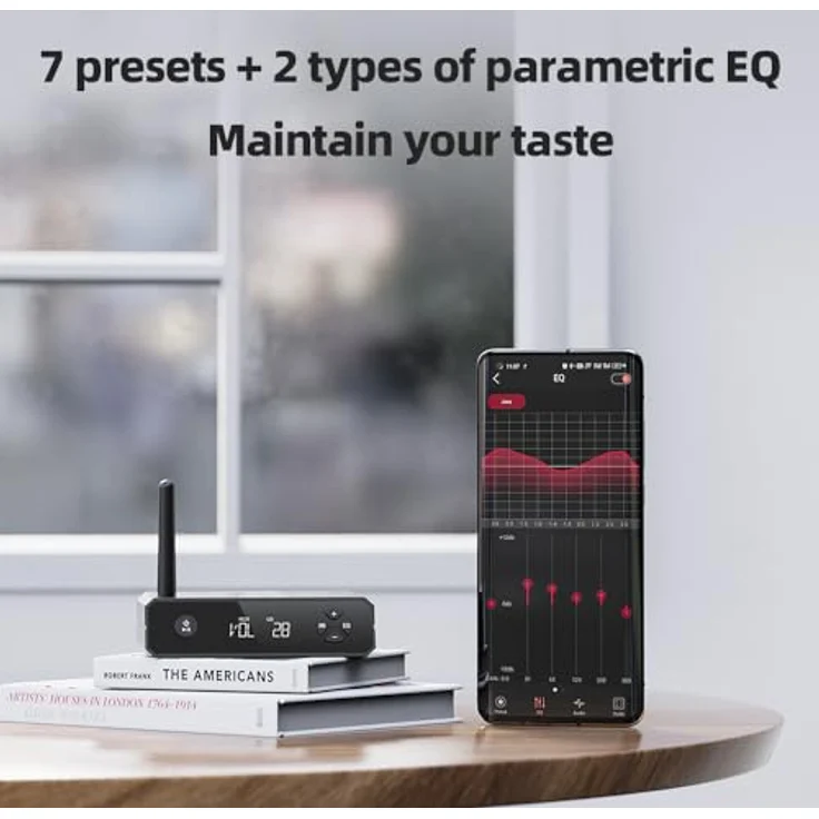 FiiO BR13 Hi-Res Bluetooth-Empfänger, Qualcomm QCC5125, 7 Codecs, Bluetooth/USB/SPDIF, parametrischer EQ, schwarze Variante – Bild 5