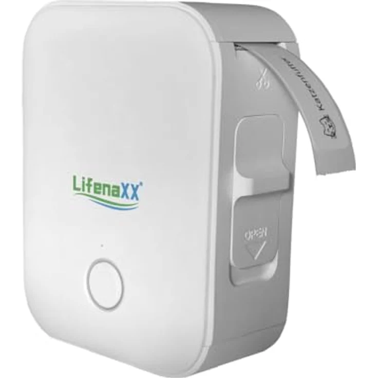 Technaxx Beschriftungsgerät Thermo Etikettendrucker LX-048, weiß mit Lithium-Ionen Akku – Bild 2