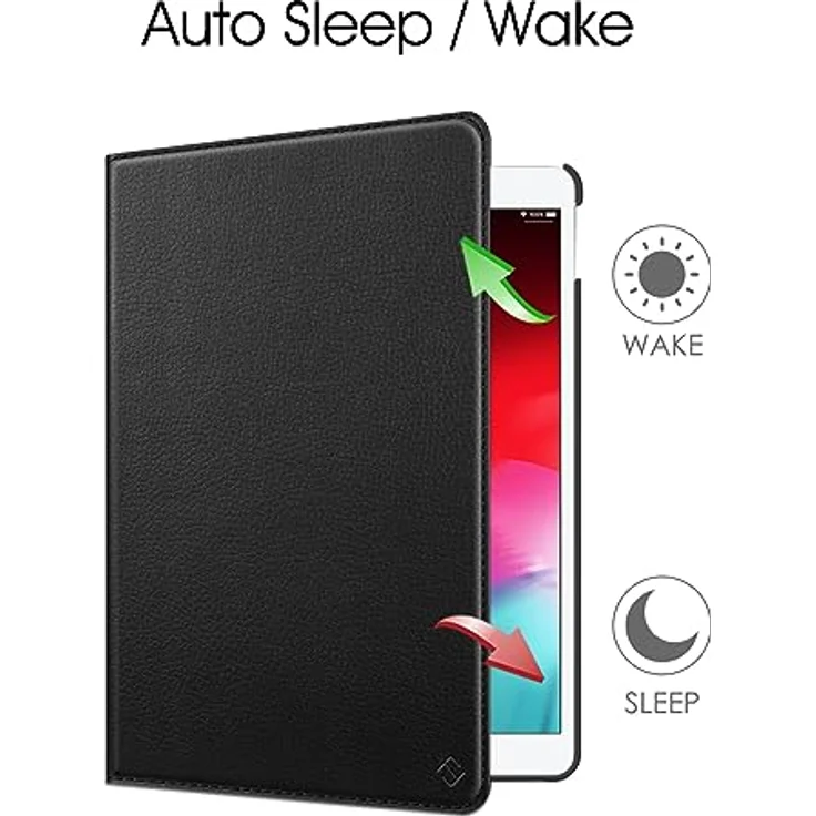 Fintie Tablet-Hülle für iPad Air 10.5" 2019 / iPad Pro 10.5" 2017, 360 Grad verstellbare Schutzhülle mit Pencil Halter, bunt – Bild 2