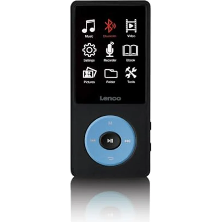 Lenco Xemio-860BU blau, MP3-Player mit Unterhaltungselektronik – Bild 1