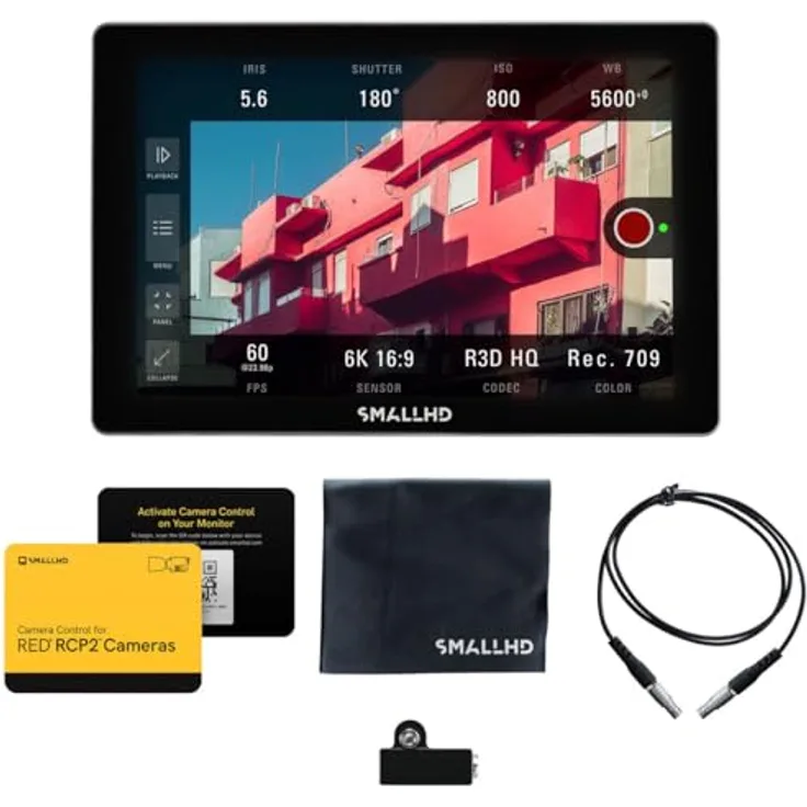 SmallHD Cine 7 RED RCP2 Kit (RED Komodo, DSMC3) - 7-Zoll-Monitor mit RED RCP2 Kit, HDMI und SDI Anschlüssen
