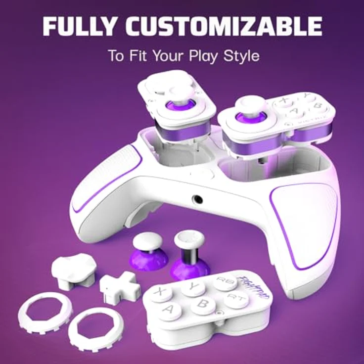 PDP Victrix Pro BFG drahtlos Controller: White For Xbox Series X|S, Xbox One, and Windows 10/11 PC – Bild 2