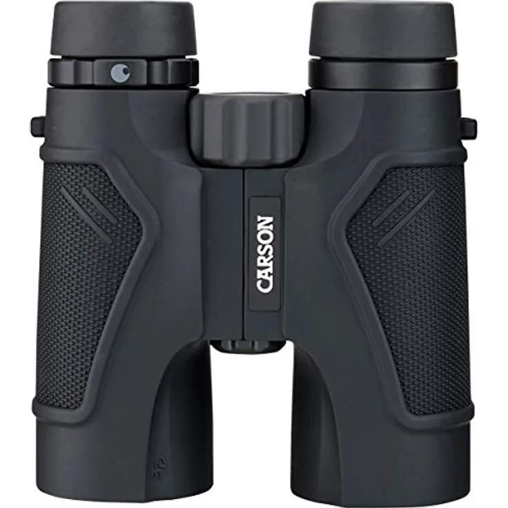 Carson 3D 10x42 ED Fernglas, wasserdicht mit BaK-4 Prismen und ergonomischem Design, 630 g