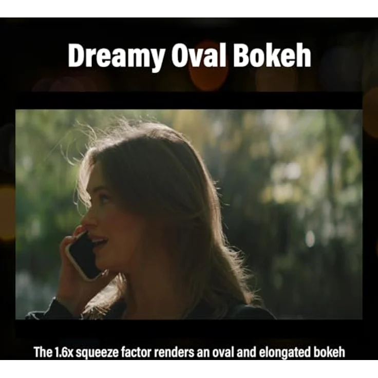 SIRUI Saturn 75 mm T2.9 1.6X Vollformat Kohlefaser Anamorphe Linse, Cine Objektiv, Natur Fackeln, X Mount, weniger als 500g – Bild 5