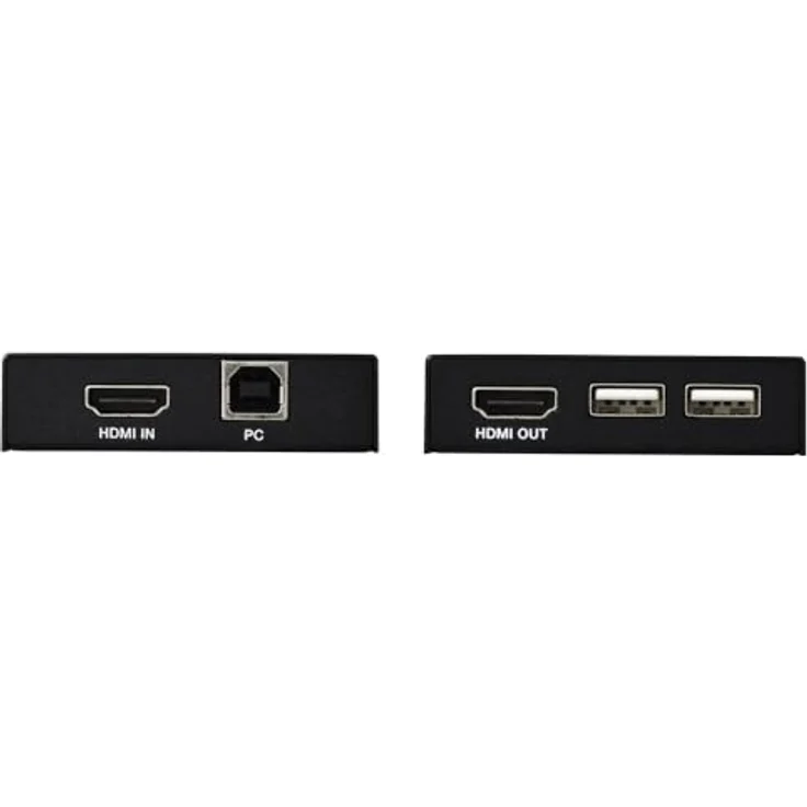 SpeaKa Professional SP-HDE-350 HDMI Extender über RJ45, KVM Switch, 1080P bis 60Hz, 150m Reichweite, Schwarz – Bild 4