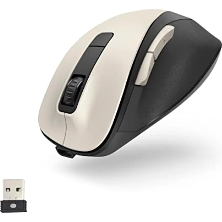 Hama MW-500 Recharge Maus rechts RF Wireless Optisch 1600 DPI (00173036) – Bild 2