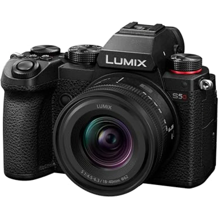 Panasonic Lumix S5D Vollformatkamera, 24,2 MP, 4K 60P, L-Mount, Schwarz – Bild 1