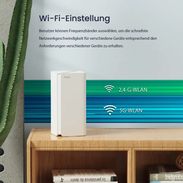 Tenda AX5400 Dual-band Wi-Fi 6 Mesh Router, bis zu 4804 Mbit/s, 6 Antennen, Weiß – Bild 4